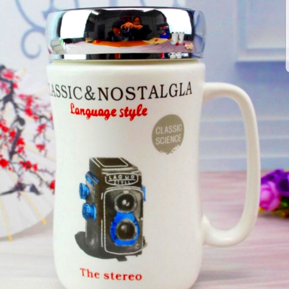 Retro Stereo Classic & Nostalgla Mug With Lid
